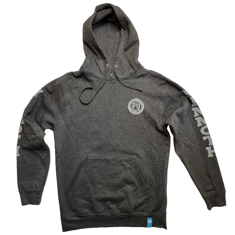 Mammoth Mountain California Mens Hoodie Sweatshirt Black Graphic Pullover M/L